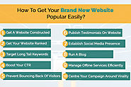 How to Get Your Brand New Website Popular Easily?