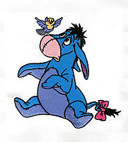 Dismal yet Chirpy Eeyore Embroidery Design | Machine Design | EMBMall