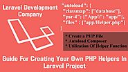 Guide For Creating Your Own PHP Helpers In Laravel Project