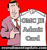 OMC JE Admit Card