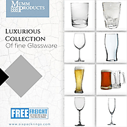 Luxurious Collection of Fine Glassware