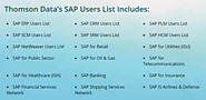 Sap Customer Lists