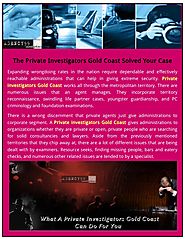 Private investigators Gold Coast