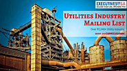 Identify the Right Audience with Utilities Industry Mailing Database