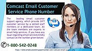 Contact Comcast email technical support number 1-800-542-0248