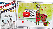 Christmas Llamas Sending Llama Hugs - By CRaFTi PoTeNTiAl :D