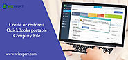 Create or Restore a QuickBooks Portable Company File [Step-By-Step]