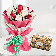 Buy Red Love & Yummy Online Same Day Delivery - OyeGifts.com
