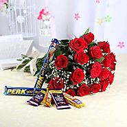 Buy/Send Rosy romance Online - YuvaFlowers.com