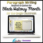Black History Month: Respond to Quotes for the Google Classroom | TpT