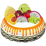 Order/Send Tropical Fruit Cake Online - YuvaFlowers.com