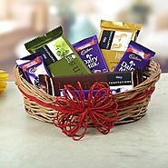 Buy/Send A Basket Of Sweet Treat - YuvaFlowers
