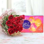 Buy Roses & Celebration Online Same Day Delivery - OyeGifts.com
