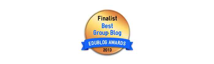 Headline for Best Group Blog 2013 - Edublog Awards