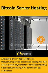 Bitcoin Server Hosting