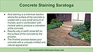 Best Concrete Staining Services in Saratoga
