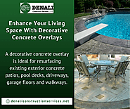 Enhance Your Living Space With Decorative Concrete Overlays