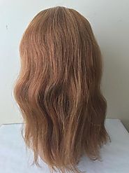 Full Lace Wigs- Natural Wave (Brown#8) Mono Top – Prarvi Hair