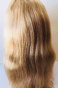 Front Lace Wig - Natural Wave - Color #27/Honey Blonde/Ash Blonde – Prarvi Hair
