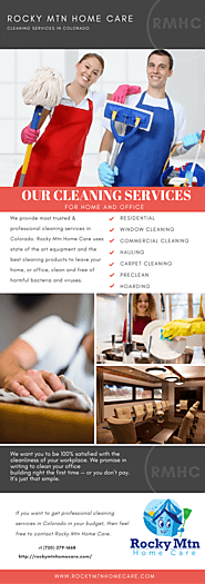 Rocky Mtn Home Care | Cleaning Service in Denver, CO | Visual.ly