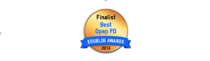 Headline for Best Open PD / Webinar/ Unconference Series 2013 - Edublog Awards