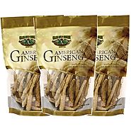 Get High Quality American Ginseng Root Small 8oz Bag X 3
