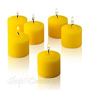 Yellow Votive Candles | Citronella Candles Online At Shopacandle