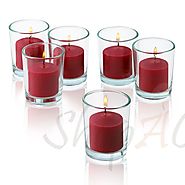 Red Votive Candles | Shop Red Votive Candles Bulk At Shopacandle