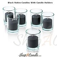 Black Candles | Black Votive Candles & Holders On Shopacandle