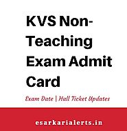 KVS LDC UDC Admit Card 2018 - Librarian/ Stenographer Exam Date