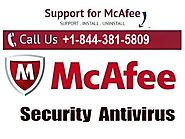 McAfee Technical Support Phone Number +1-844-381-5809