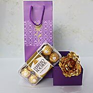 Buy The Golden Hue Midnight Gifts Delivery Online - OyeGifts