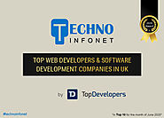 Leading Web Developers and Software Development Companies in UK by TopDevelopers.co - Techno Infonet