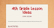 4th Grade Lesson Ideas