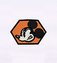 Agitated Mickey Mouse Embroidery Design | EMBMall