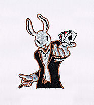 Anthropomorphic Magician Rabbit Embroidery Design | EMBMall