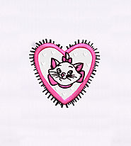 Adorable Marie from Artistocats Embroidery Design | EMBMall