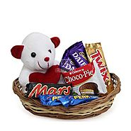 Send Basket of Love Same Day Delivery - OyeGifts