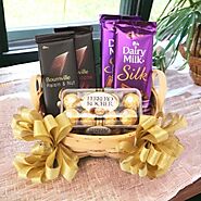 Send Feast of Chocolates Hamper Same Day Delivery - OyeGifts