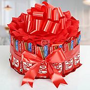 Send Sweet KitKat Bouquet Same Day Delivery - OyeGifts