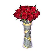 Buy/Send Passionate Red Blooms Online - YuvaFlowers.com
