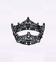 Exhaustively Beautiful Black Crown Embroidery Design | EMBMall