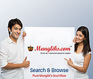 Website at https://www.mangliks.com/matrimony/matrimonial.php