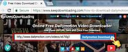 How to Download Dailymotion Videos online- Keepdownloading