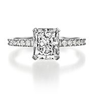 Shop Online Diamonds For Radiant Cut Diamond Engagement Rings