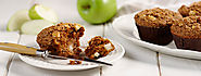 Diet Recipe of Apple Muffins with Cinnamon-Pecan Streusel – IdietitianPro