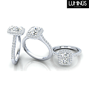 Beautiful Cushion Cut Diamond Engagement Rings in Melbourne