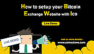 How to setup your Bitcoin exchange website with ICO?