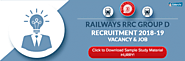 Railways RRC Group D Recruitment 2018-19| Vacancy & Job