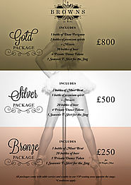 Browns Strip Club Stag Do Packages In London